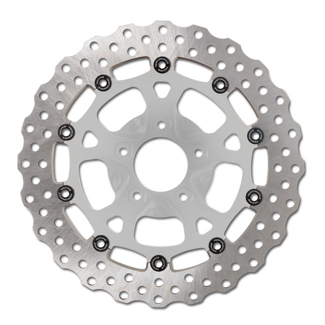 PM, Dominator 320mm Front Brake Rotor. Chrome