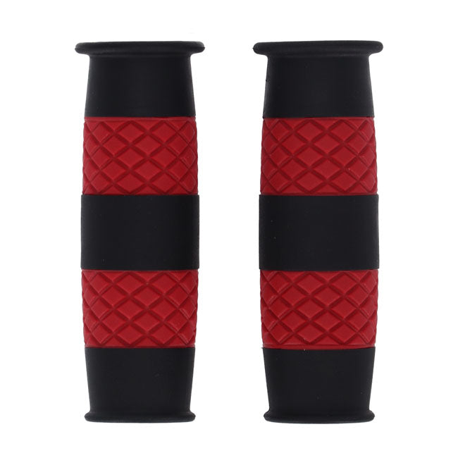 13 1/2 Outlaw grips black/red 7/8"