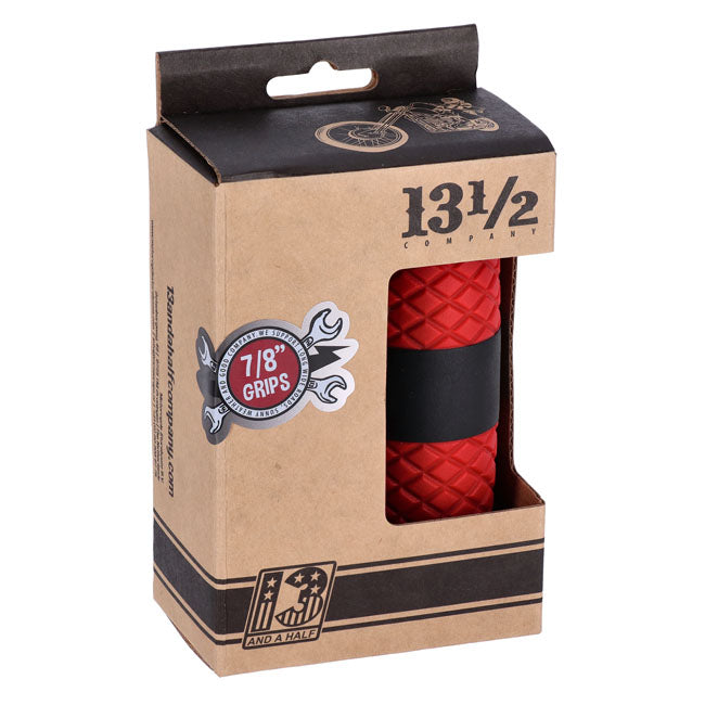 13 1/2 Outlaw grips black/red 7/8"