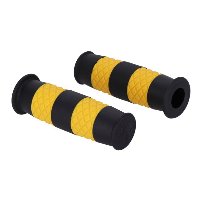 13 1/2 Outlaw grips black/yellow 7/8"