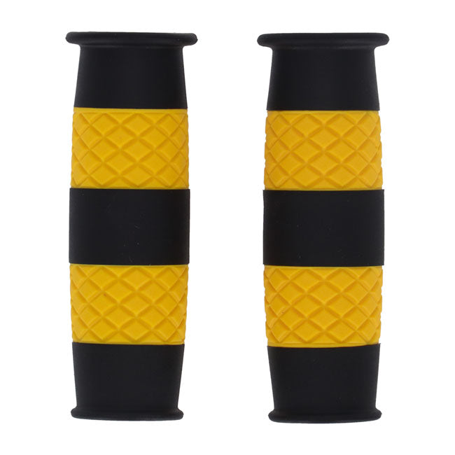 13 1/2 Outlaw grips black/yellow 7/8"