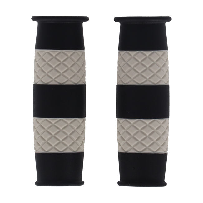 13 1/2 Outlaw grips black/white 1"
