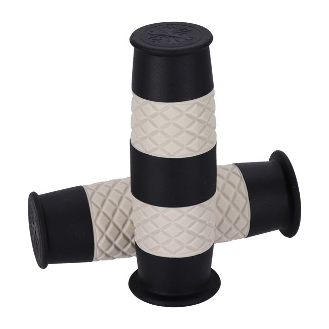 13 1/2 Outlaw grips black/white 1"