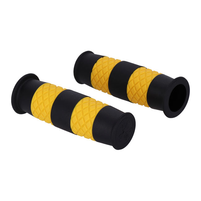 13 1/2 Outlaw grips black/yellow 1"