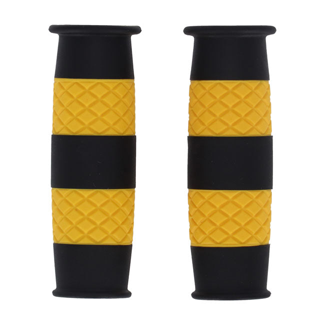 13 1/2 Outlaw grips black/yellow 1"