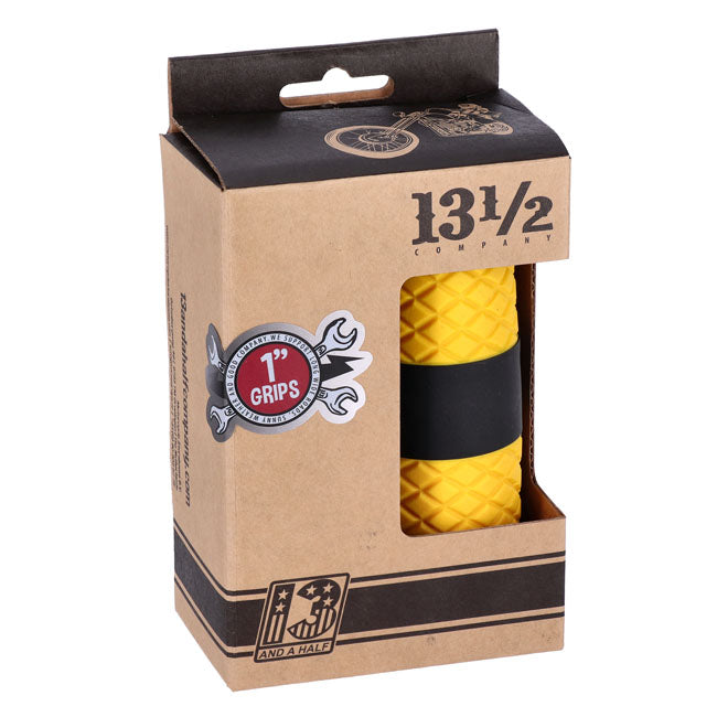 13 1/2 Outlaw grips black/yellow 1"