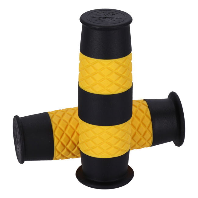 13 1/2 Outlaw grips black/yellow 1"