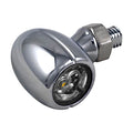 Mini Q, 3-1 taillight/turn signal combo. Chrome