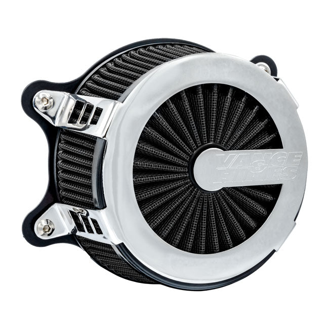 Vance & Hines, Cage Fighter air cleaner assembly. Chrome