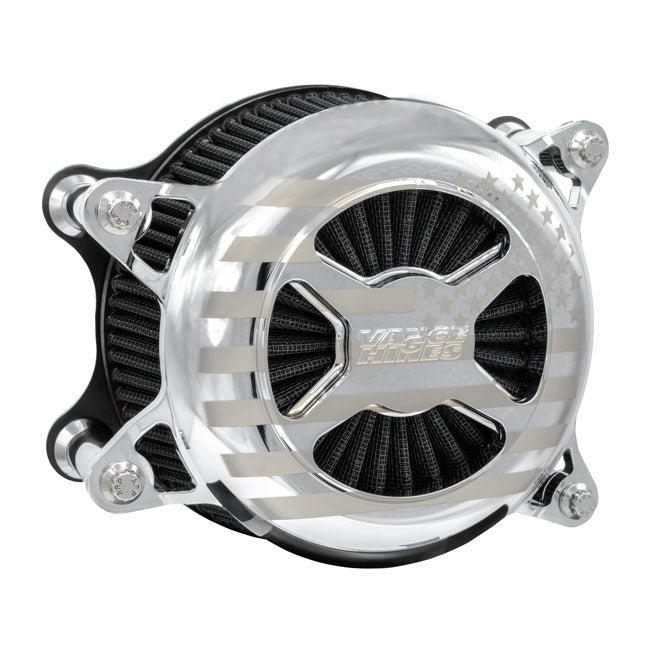 Vance & Hines, VO2 America air cleaner assembly. Chrome