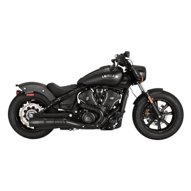 Vance & Hines, 2-1 Hi-Output Slip-On. Black — 25 Indian Scout; Bobber