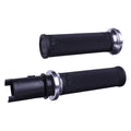 ODI, V-twin lock-on grips Ruffian-HD grips. Black/Silver