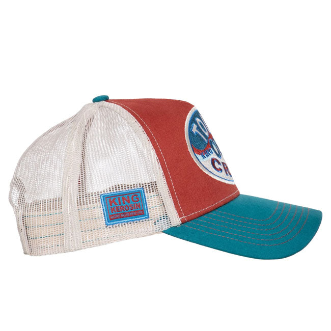 King Kerosin Tough old crow cap red&blue