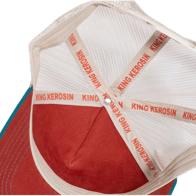 King Kerosin Tough old crow cap red&blue