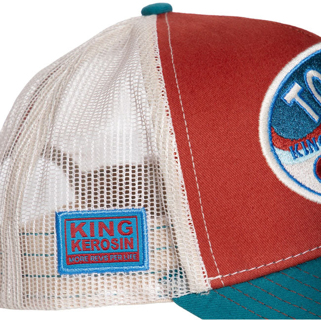 King Kerosin Tough old crow cap red&blue
