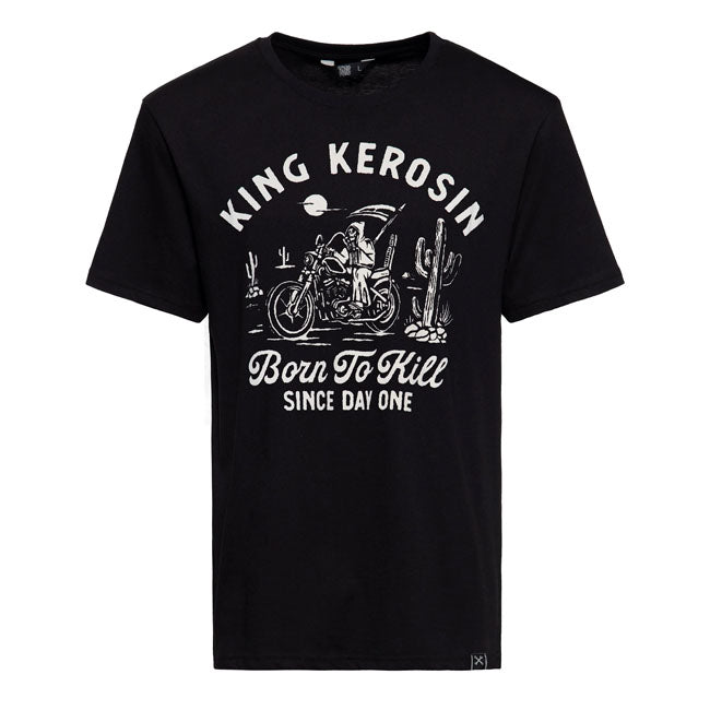 King Kerosin Born to kill t-shirt black