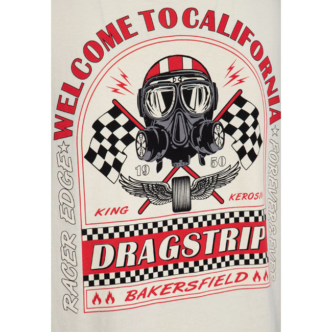 King Kerosin Welcome to California t-shirt offwhite
