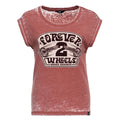 Queen Kerosin Forever 2 wheels t-shirt orange