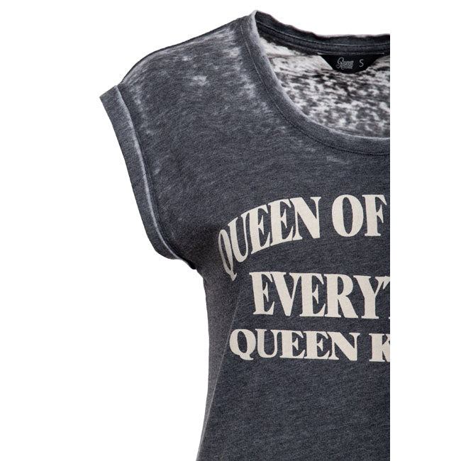 Queen Kerosin Queen of everything t-shirt anthracite
