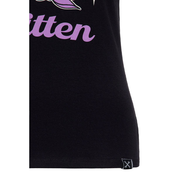 Queen Kerosin Rockabilly Kitten t-shirt black