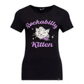 Queen Kerosin Rockabilly Kitten t-shirt black