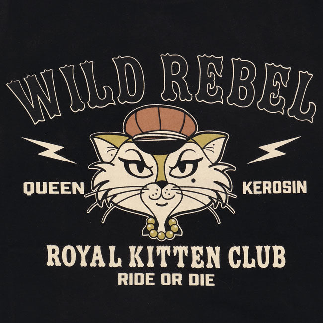 Queen Kerosin Royal Kitten Club t-shirt blue