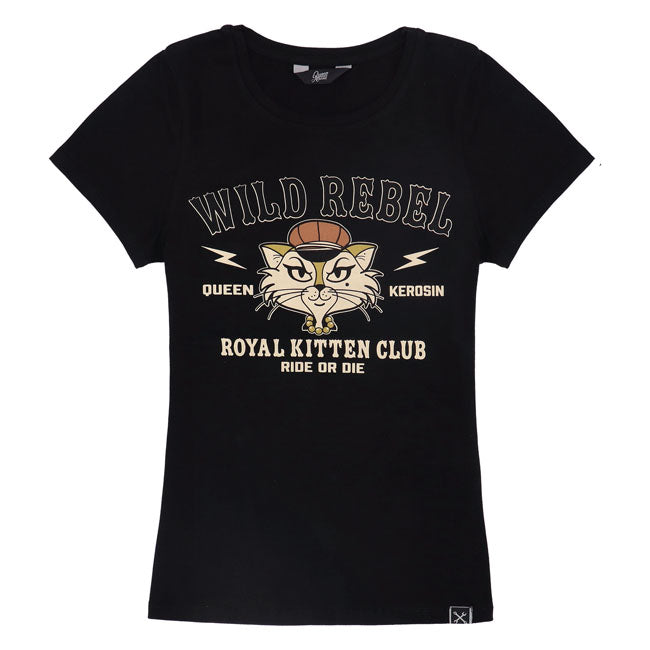 Queen Kerosin Royal Kitten Club t-shirt blue
