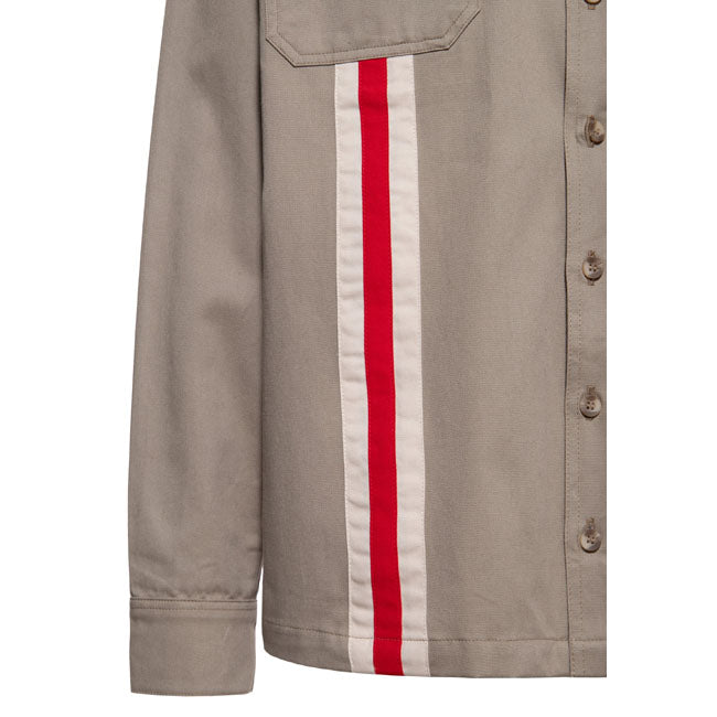 King Kerosin Motorstate shirt khaki