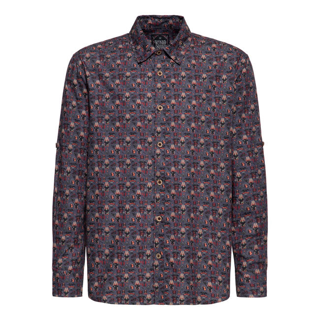 King Kerosin Kustom kulture shirt gray
