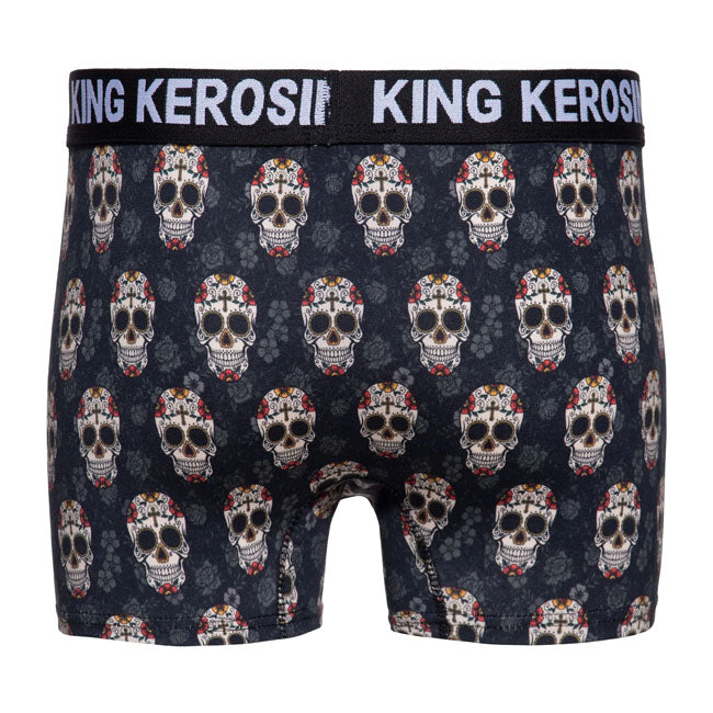 King Kerosin Sugar skull underwear black