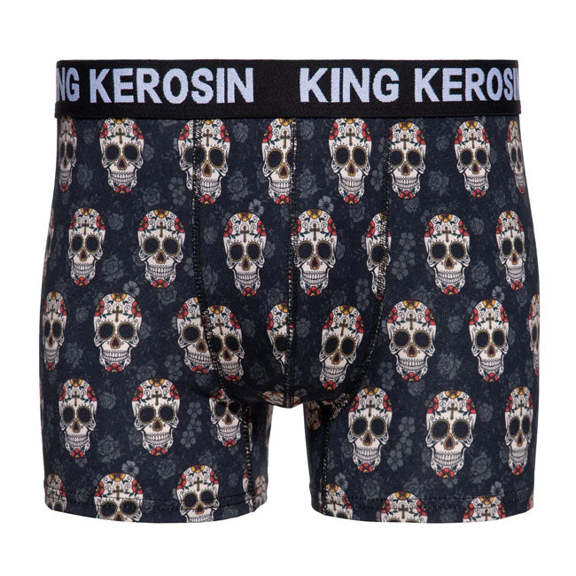 King Kerosin Sugar skull underwear black