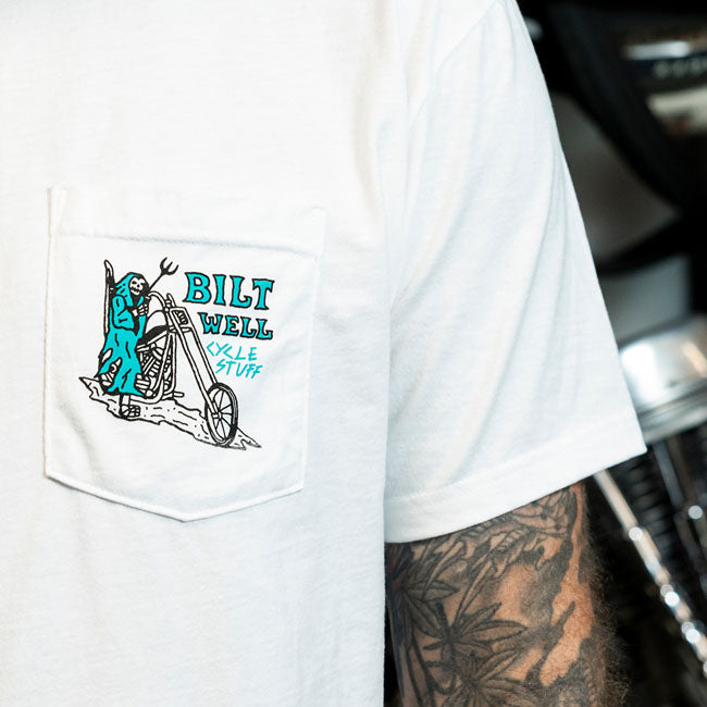 Biltwell Reaper t-shirt white