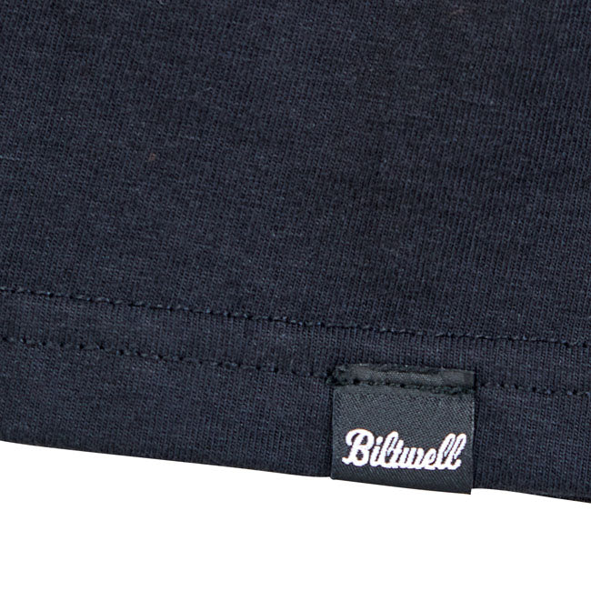 Biltwell Grey shield t-shirt black