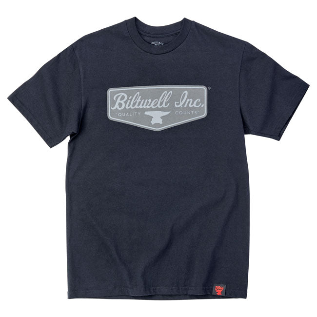 Biltwell Grey shield t-shirt black