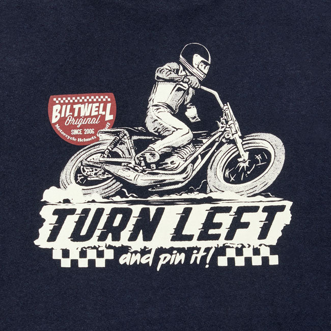 Biltwell Left turn long sleeve t-shirt black