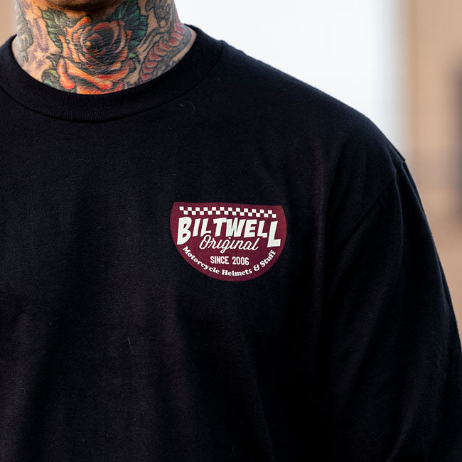 Biltwell Left turn long sleeve t-shirt black