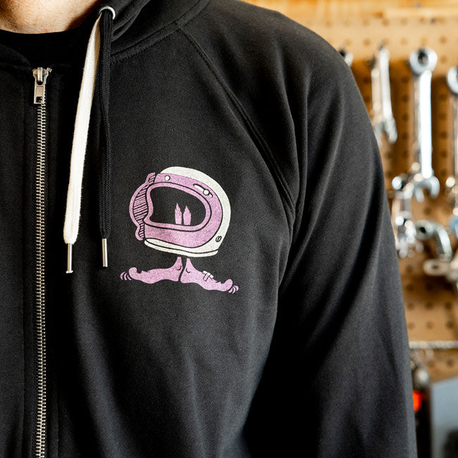 Biltwell Shorty zip hoodie black