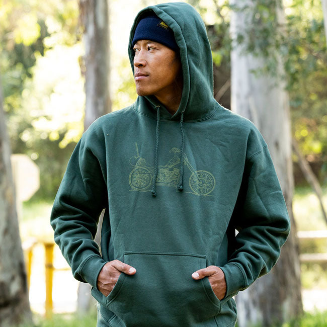 Biltwell Pan hoodie green
