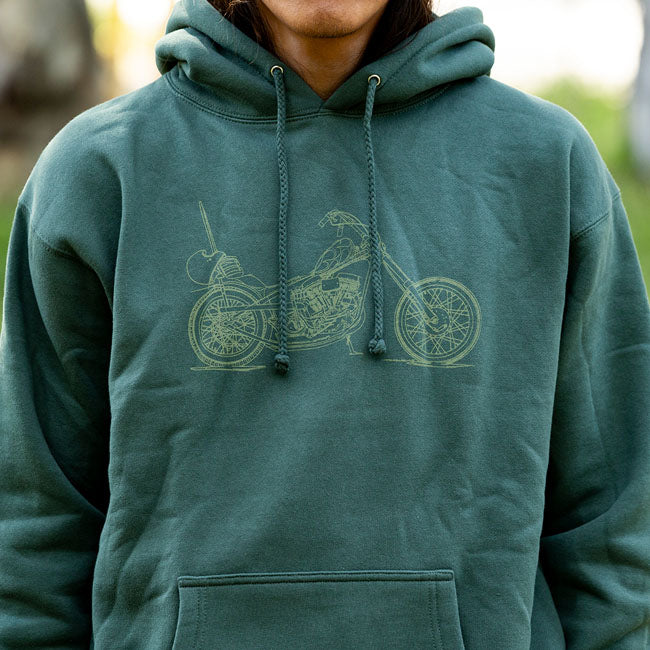 Biltwell Pan hoodie green