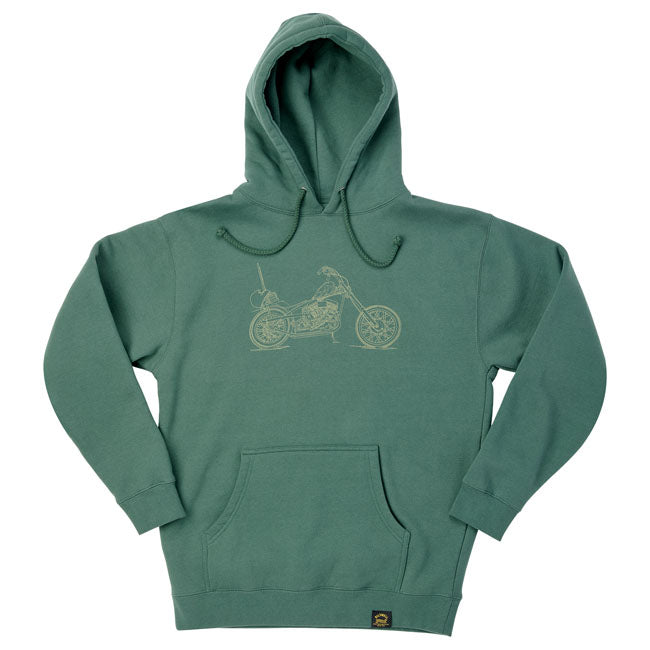 Biltwell Pan hoodie green