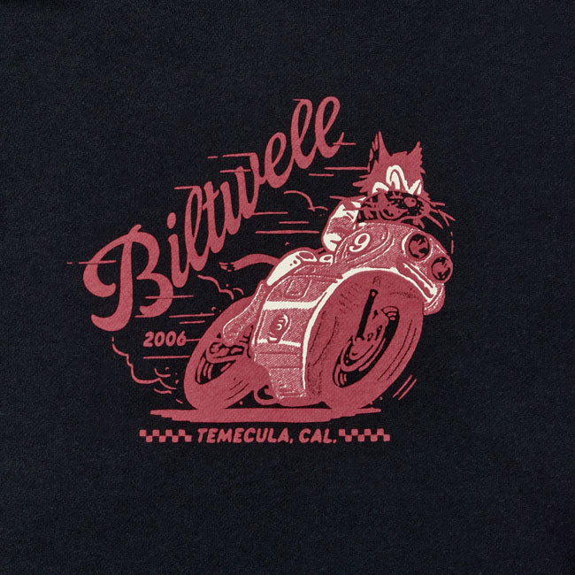 Biltwell Fast Cat hoodie black