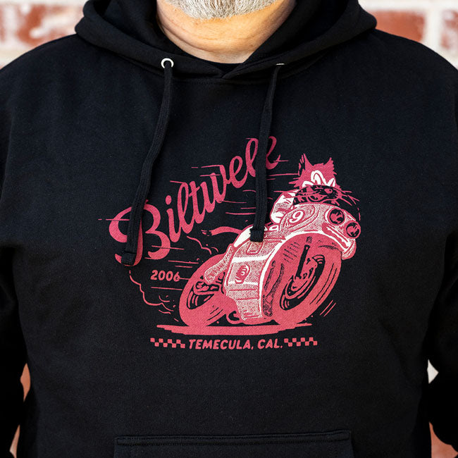 Biltwell Fast Cat hoodie black