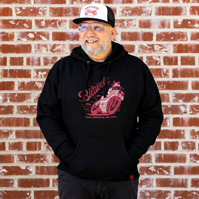Biltwell Fast Cat hoodie black