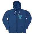 Biltwell Anvil zip hoodie blue