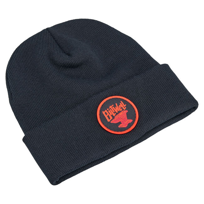Biltwell Anvil beanie black/red