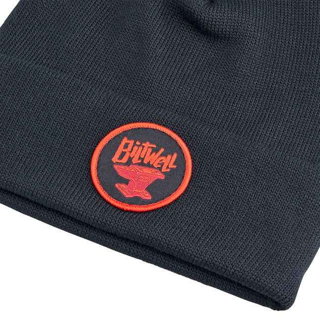 Biltwell Anvil beanie black/red