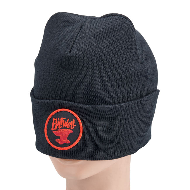 Biltwell Anvil beanie black/red