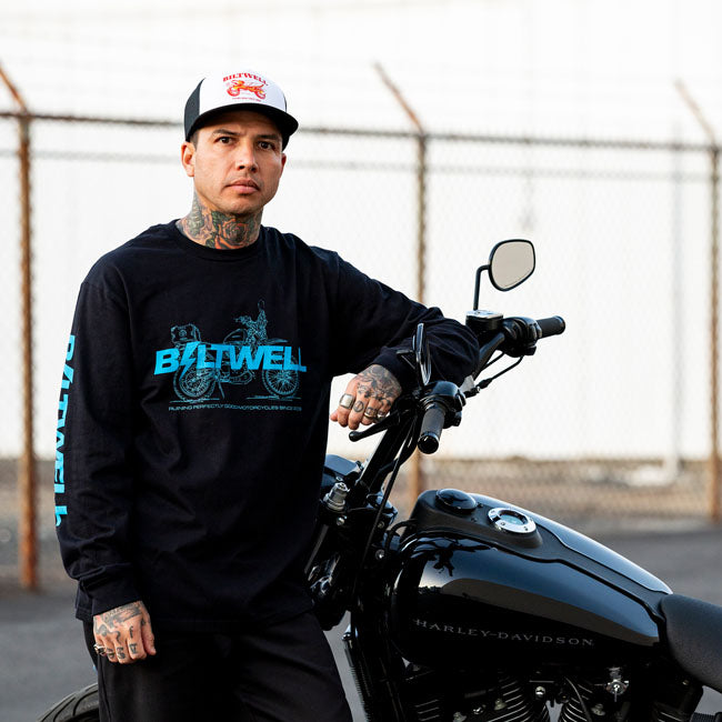 Biltwell Tiger trucker cap black/white