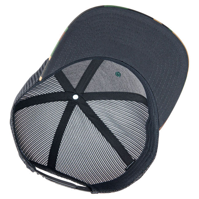 Biltwell Woodland trucker cap camo