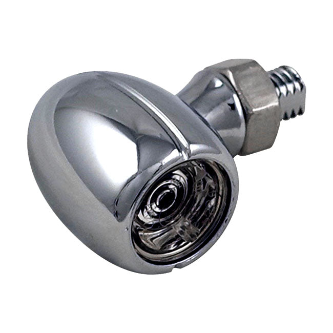 Mini Q, turn signal set. Chrome